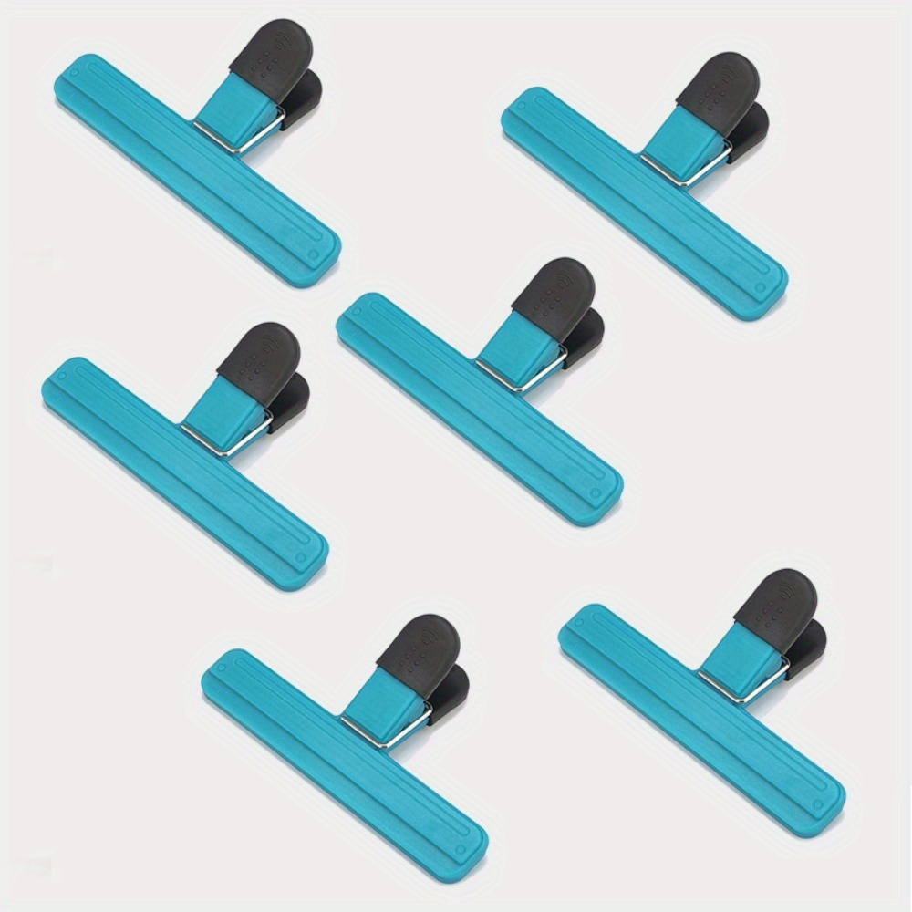 3/6pcs Large Chip Bag Clips - Assorted Sizes, Heavy Seal Grip, Food Bag Clips for Kitchen Organization, Plastic Material, Assorted Sizes, Food Bag Clip