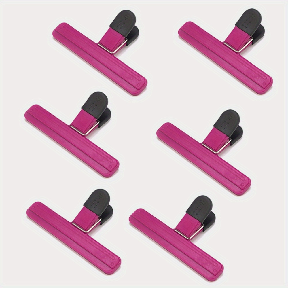 3/6pcs Large Chip Bag Clips - Assorted Sizes, Heavy Seal Grip, Food Bag Clips for Kitchen Organization, Plastic Material, Assorted Sizes, Food Bag Clip