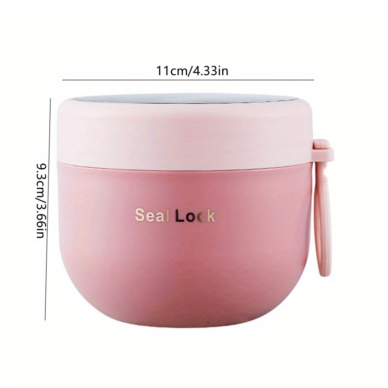Plastic Lunch Box with Soup Cup, Portable And Durable Outdoor Bento Box for Camping And Picnics,back to school