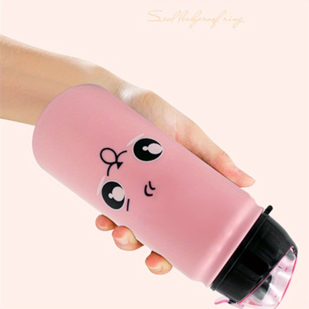 Insulated Lunch Box with Water Bottle - 4-Compartment Microwave-Safe Food Container, Food-Grade PP Bento Box with Cute Elephant Design, Portable Rectangular Lunch Tote for School, Work, Outdoor (Light Blue & Pink),back to school - Image 9