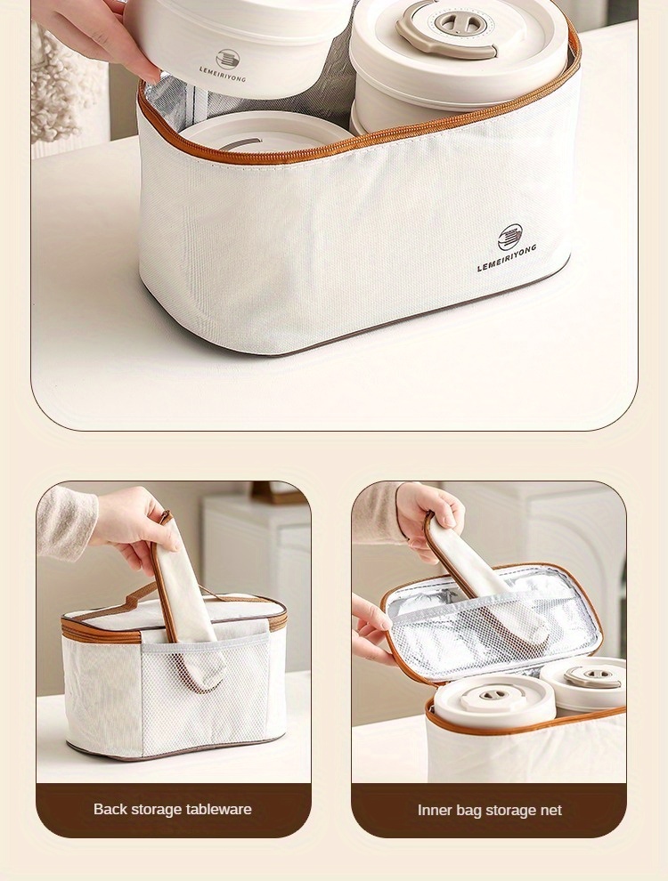 1/2/3/4pcs Lunch Box, SUS304 Stainless Steel Lunch Box With Lid, Multi-layer Large Capacity Storage Container, For Camping, Picnic, Office, School And Class, Kitchen Organizers And Storage, Kitchen Accessories