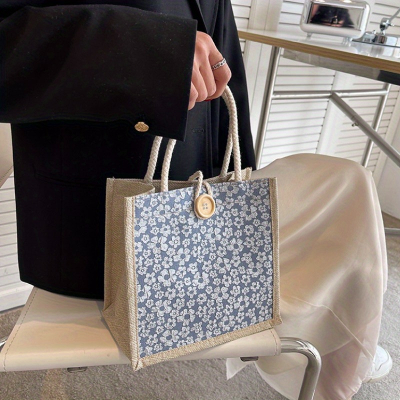 Carrying a linen bag/a woman going to work/Carrying a Japanese-style bento bag/on InstagramSmall shoulder bag, Non-food contact,back to school lunch bag