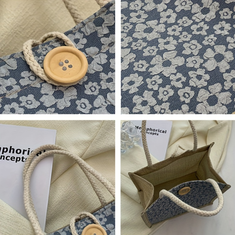 Carrying a linen bag/a woman going to work/Carrying a Japanese-style bento bag/on InstagramSmall shoulder bag, Non-food contact,back to school lunch bag