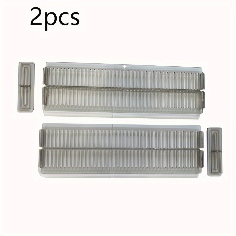 2pcs/set Kitchen Drawer Dividers, Adjustable Clapboard Drawer Divider Partition, DIY Durable Storage Organizer, Wardrobe Closet Punch-free Separator Tools, For Kitchen, Bathroom And Bedroom, Home Organizers And Storage, Home Accessories