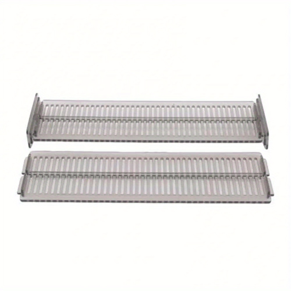 2pcs/set Kitchen Drawer Dividers, Adjustable Clapboard Drawer Divider Partition, DIY Durable Storage Organizer, Wardrobe Closet Punch-free Separator Tools, For Kitchen, Bathroom And Bedroom, Home Organizers And Storage, Home Accessories