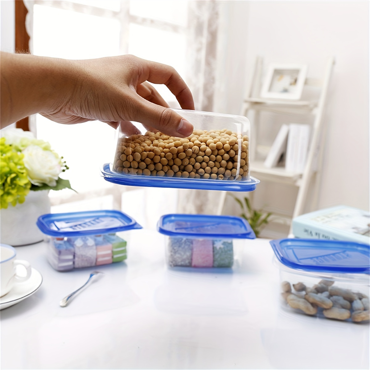 10pcs Lunch Box, Rectangular Disposable High-Grade Food Packing Lunch Box, Stackable And Reusable Food Storage Box, Used to Store Grains, Meat, Fruits And Vegetables, Melaleuca Cake Fruit Fishing, Kitchen Storage Pieces And Storage Items, And Kitchen