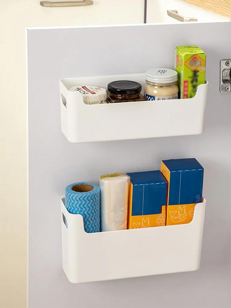 Wall-mounted Storage Box, Storage Box, Kitchen, Bathroom, Bathroom, Sundries Finishing, Free Punching Storage Box