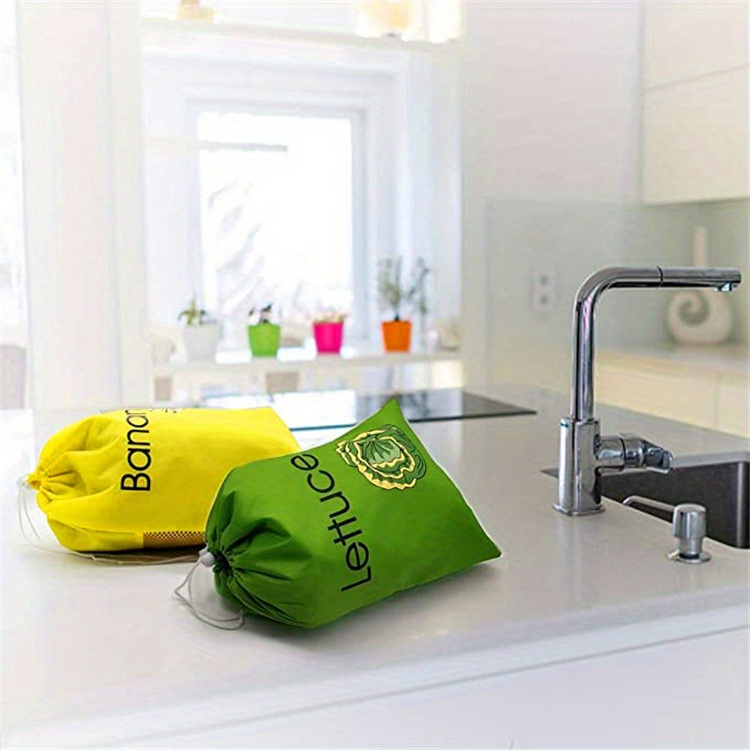 1pc Durable Yellow Banana Storage Bag - Keeps Fruits Fresh, Washable & Lightweight - Ideal for Food Preservation, Kitchen Essential