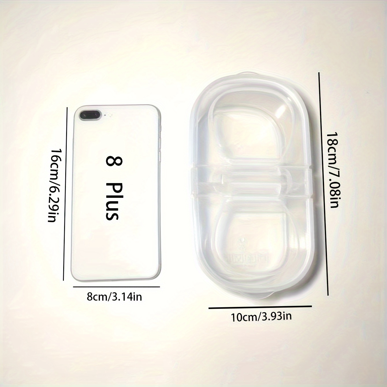 1pc FreshSaver Double-Compartment Food Storage Container with Lid, BPA-Free Plastic Refrigerator Organizer for Cheese, Butter, Fruits, and Vegetables, Food-Safe Fresh-Keeping Box for Kitchen Use