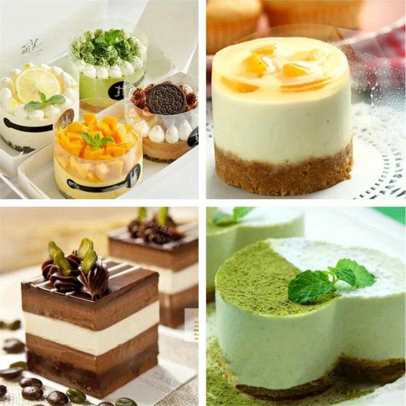 Reusable PET Cake Collar Roll - Transparent Acetate Chocolate Candy Baking Film - Latch Closure Cake Carriers Freezer Safe - 8cm x 10m/10cm x 10m