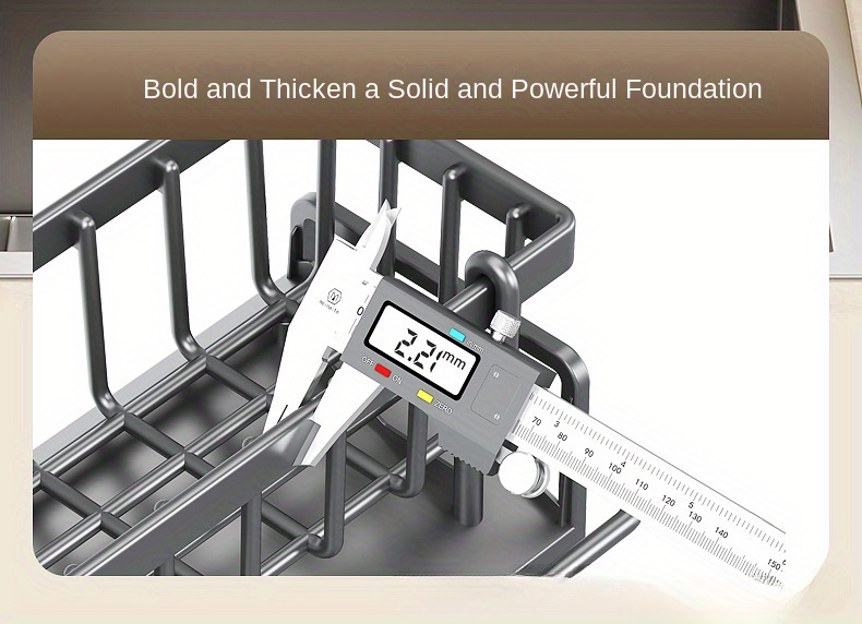 Kitchen Sink Organizer Box with Drain Tray, Robust Thickened Plastic Caddy for Soap, Sponge Holder, Dish Brush, and Kitchen Accessories - Uncharged Tools & Utensils Storage Solution