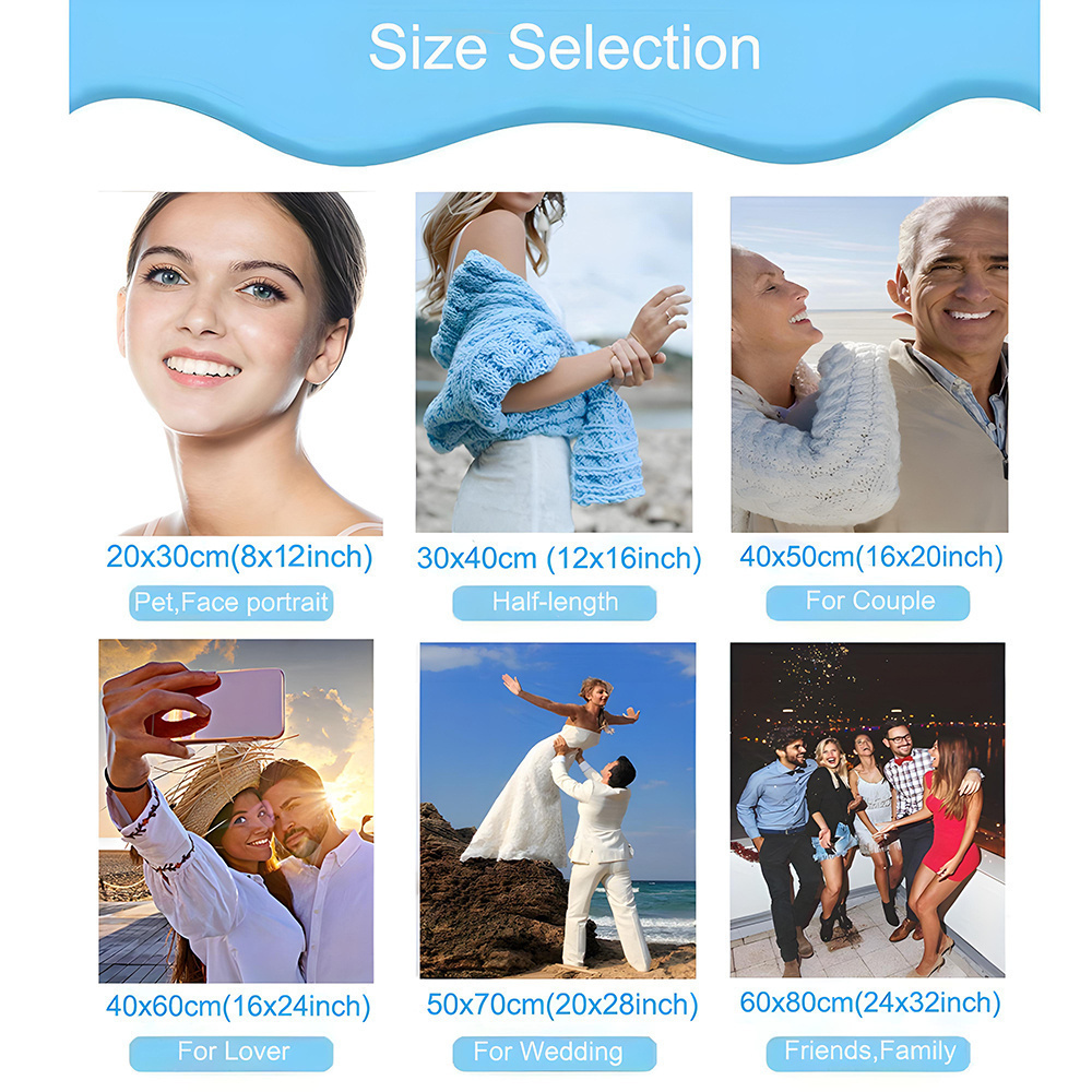 2D Flat, 1pc Custom Photo Canvas Print Wall Art - Unframed Personalized Fabric Poster for Home Decor, Retro Style Portrait & Pet Art, Unique Gift for Family, Couples, Friends - Living Room, Bedroom, Office Decor, Pictures Wall Decor, Classic Design, Durable Material, Family Keepsake, 2D Flat