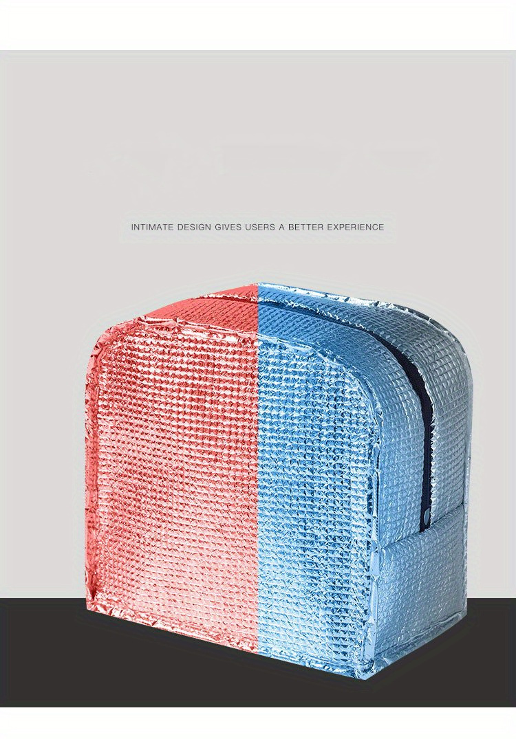 Insulated Lunch Bag with Bear Pattern, Non-Woven Thermal Bento Tote, Hand Washable Rectangular Food Carrier with Zipper Closure Non-food contact,back to school