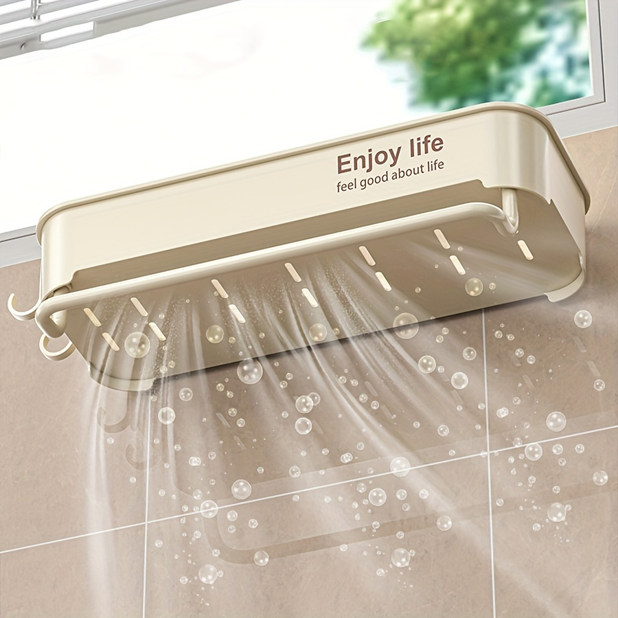 1pc Easy-Install Thickened Kitchen Sink Organizer - Multi-Color, No-Drill Storage Rack for Spices & Essentials