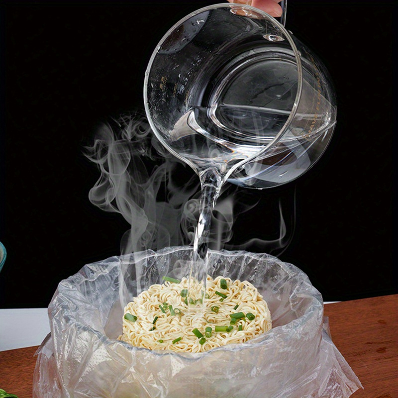 100pcs Transparent Food-Grade PE Material Vacuum Sealer Bags - Roll of 89.92cm x 54.1cm x 4.06cm - Perfect for Kitchen, Refrigerator & Microwave Use - Keep Food Fresh & Save Space on Cabinets