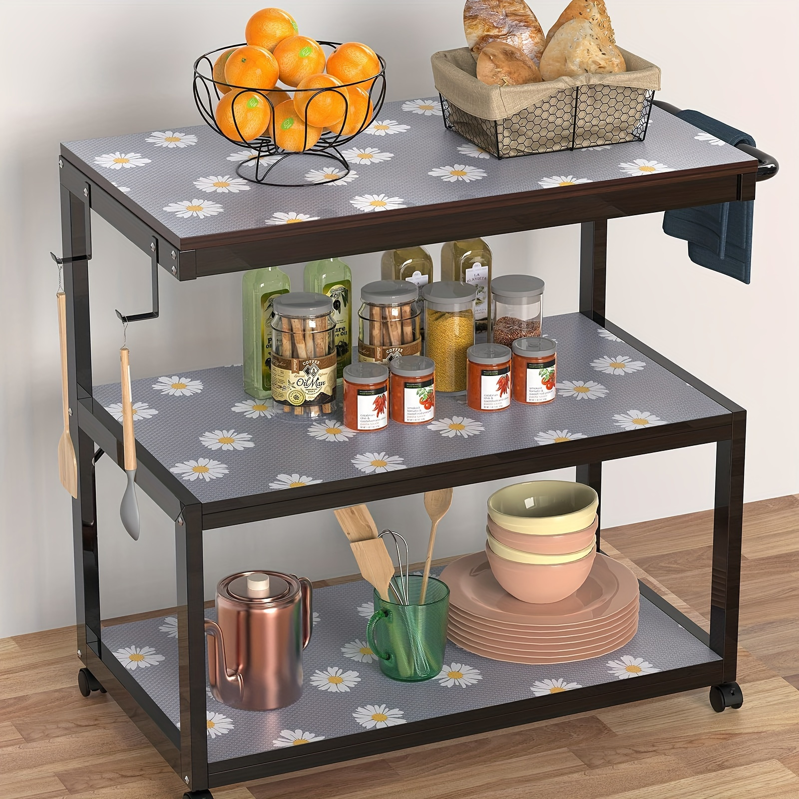 1 Roll Durable Waterproof Shelf Liner - EVA Refrigerator Cabinet Countertop Desk Drawer Protector with Oil-proof, Moisture-proof, Moisture-Resistant, Non-slip