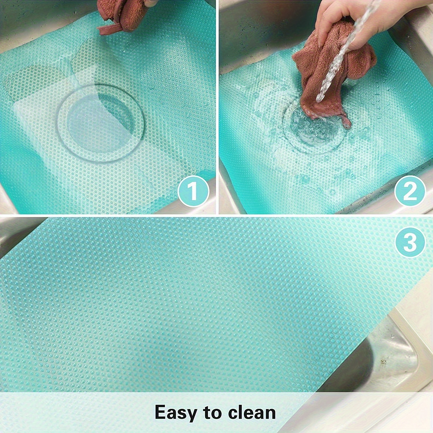 4pcs Washable Refrigerator Shelf Liners - Versatile, Easy-Install Kitchen Organizers for Freezers, Glass & Wire Shelves