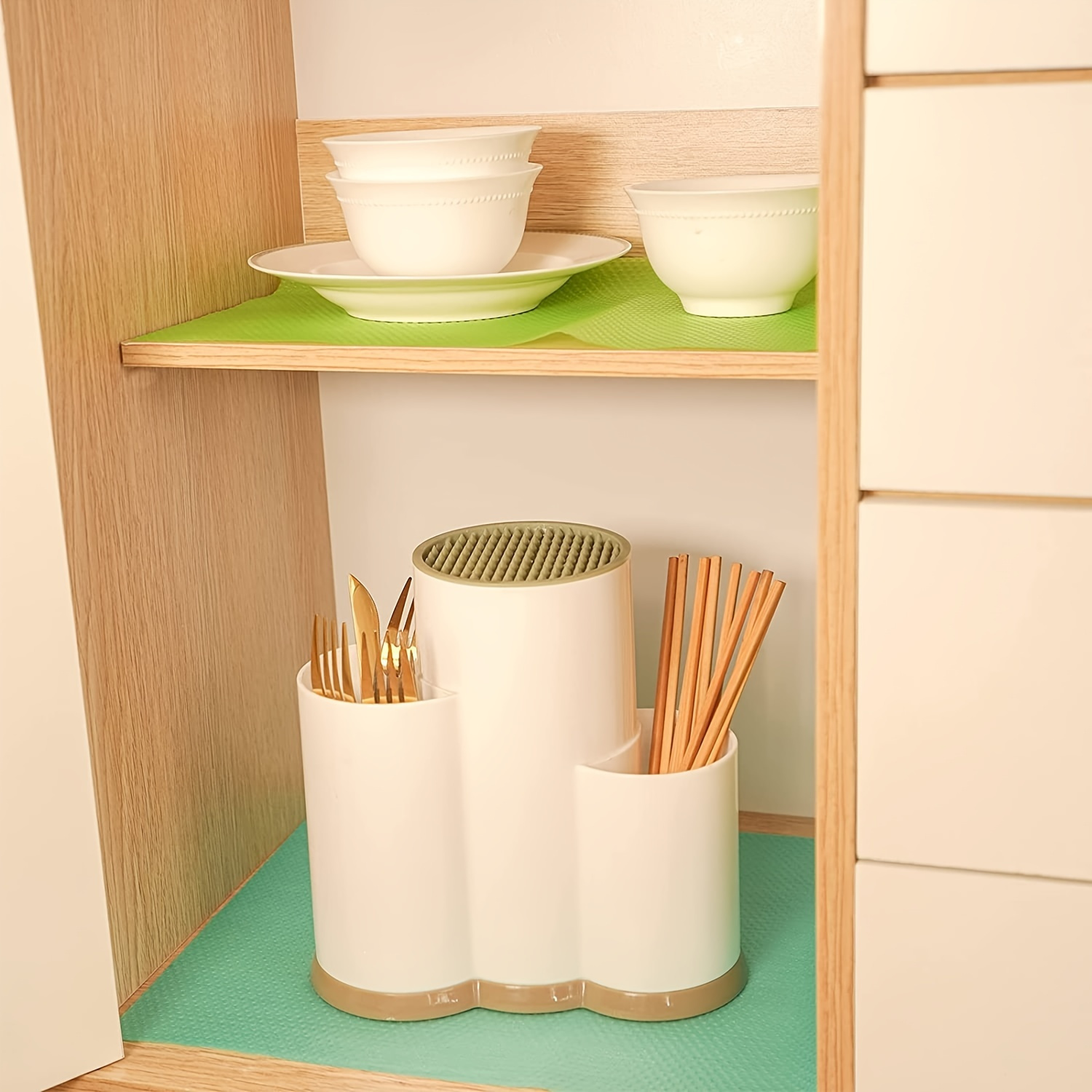 4pcs Washable Refrigerator Shelf Liners - Versatile, Easy-Install Kitchen Organizers for Freezers, Glass & Wire Shelves