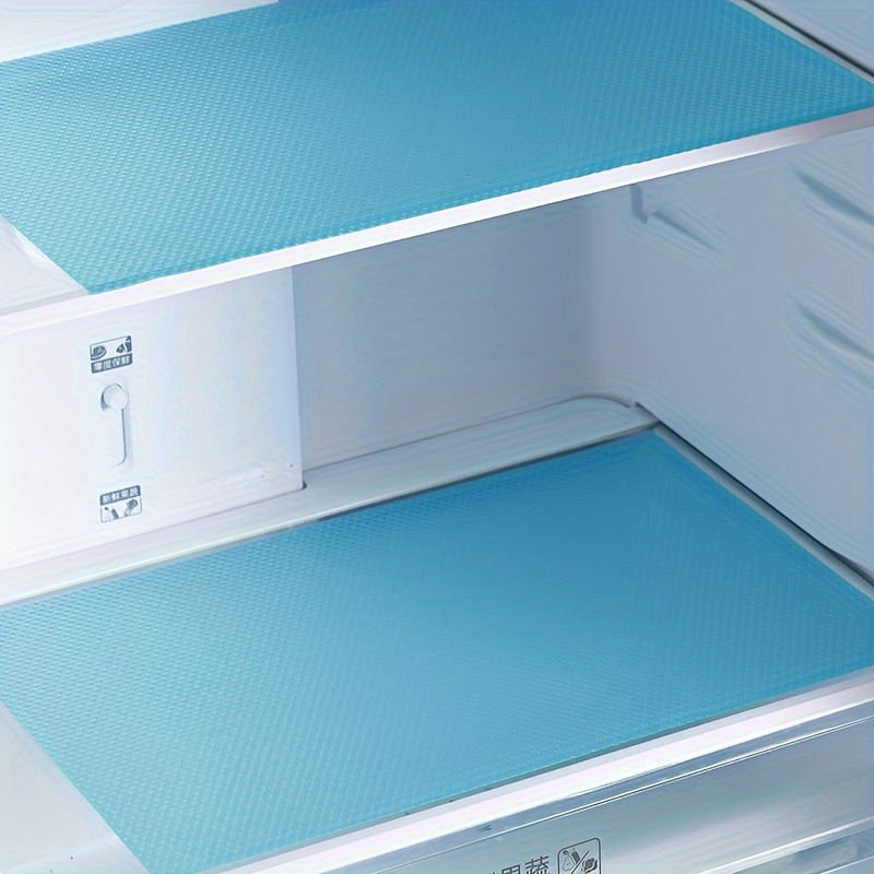 4pcs/8pcs Advanced Refrigerator Shelf Liners, Cuttable, Anti-Fog, Easy to Clean, Machine Washable, Oil-Proof,, Durable, Anti-Slip, Non-Slip, No Battery Required, Made of Plastic, for Refrigerator, Cabinet, Table, Shelf, Kitchen
