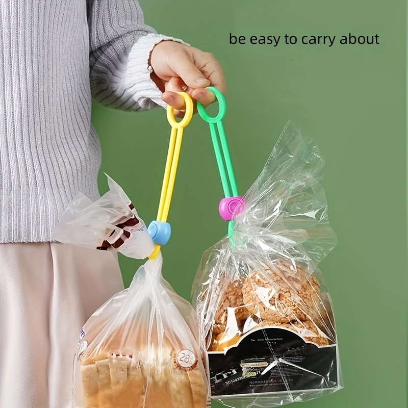 6-Pack Silicone Bag Clips, Reusable Multi-Functional Sealing Clips for Food Preservation, Moisture-Proof Dustproof Bags & Snack Storage, Kitchen Organization Accessories