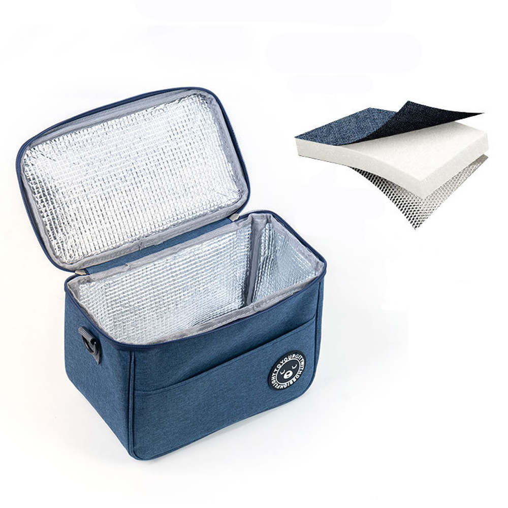 Insulated Lunch Bag with Bear Pattern - Easy Cleaning And Portable for School And Office - Keep Your Food Fresh And Delicious (Non-food contact),back to school