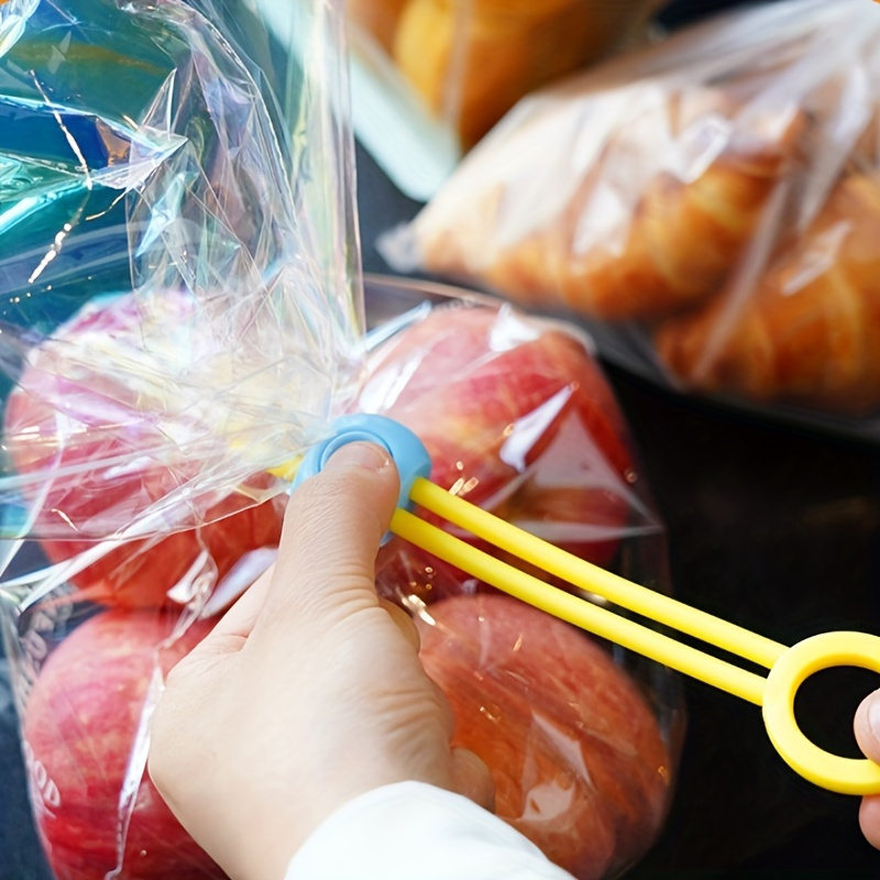 6-Pack Silicone Bag Clips, Reusable Multi-Functional Sealing Clips for Food Preservation, Moisture-Proof Dustproof Bags & Snack Storage, Kitchen Organization Accessories