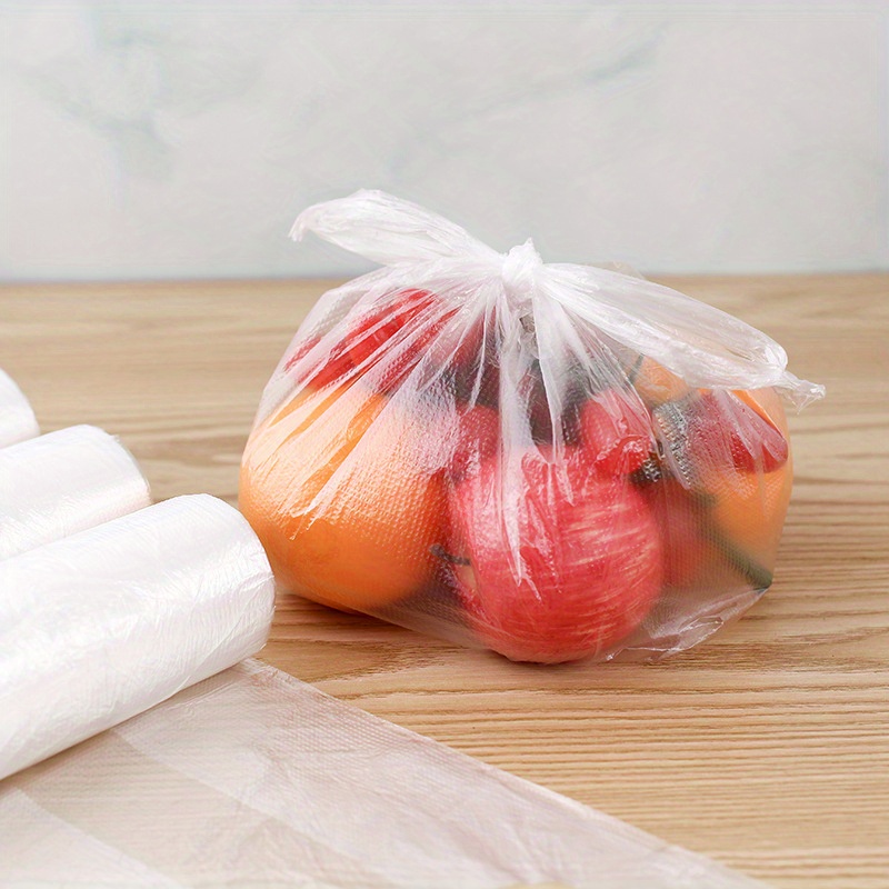 100pcs Transparent Food-Grade PE Material Vacuum Sealer Bags - Roll of 89.92cm x 54.1cm x 4.06cm - Perfect for Kitchen, Refrigerator & Microwave Use - Keep Food Fresh & Save Space on Cabinets