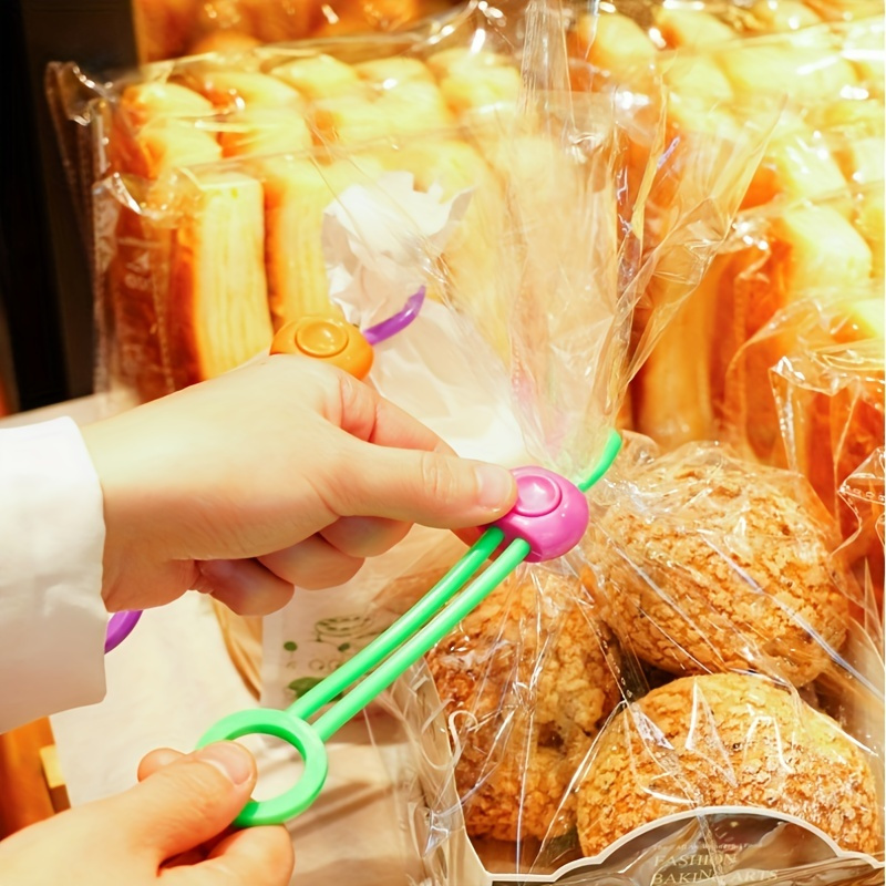 6-Pack Silicone Bag Clips, Reusable Multi-Functional Sealing Clips for Food Preservation, Moisture-Proof Dustproof Bags & Snack Storage, Kitchen Organization Accessories